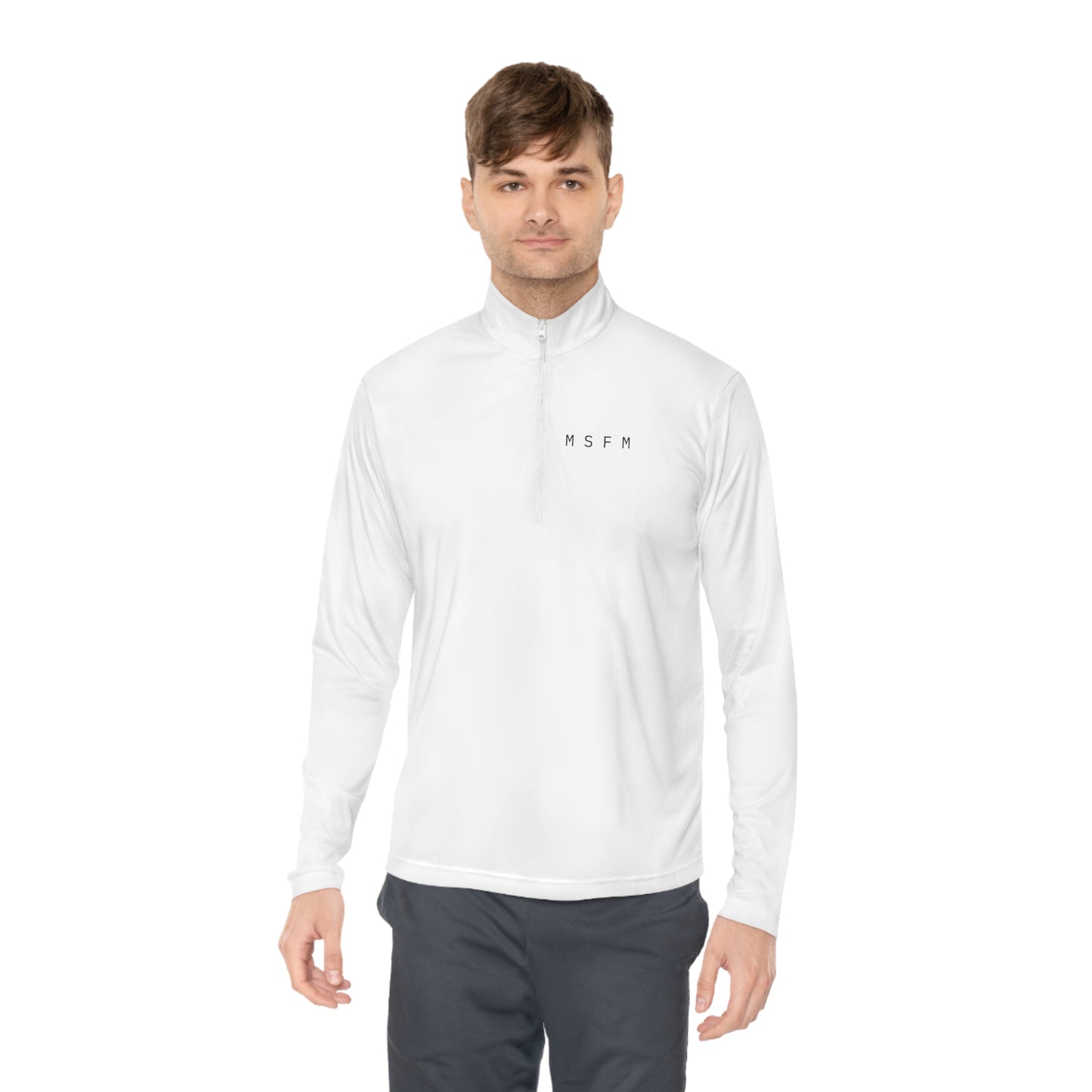 M S F M Athletic Quarter/Zip Pullover