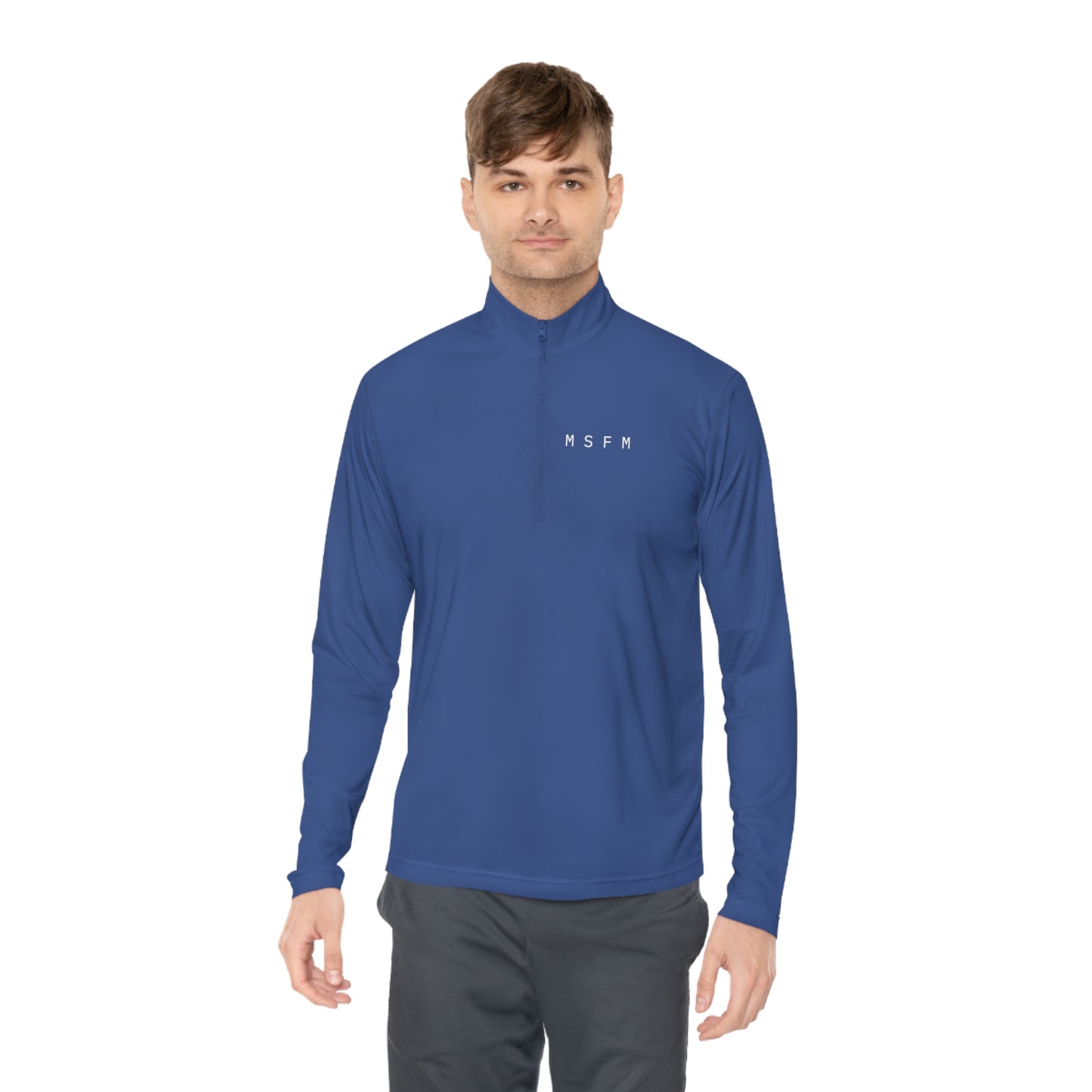 M S F M Athletic Quarter/Zip Pullover