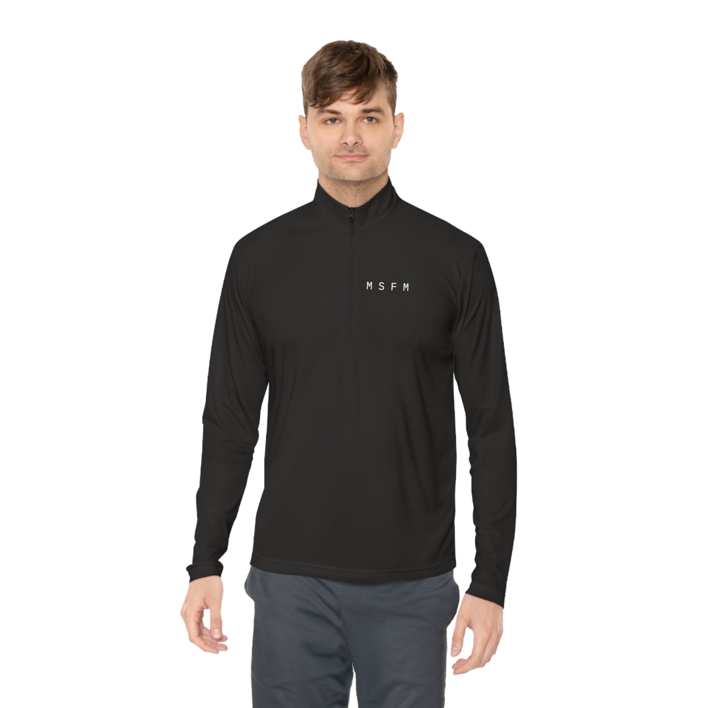 M S F M Athletic Quarter/Zip Pullover