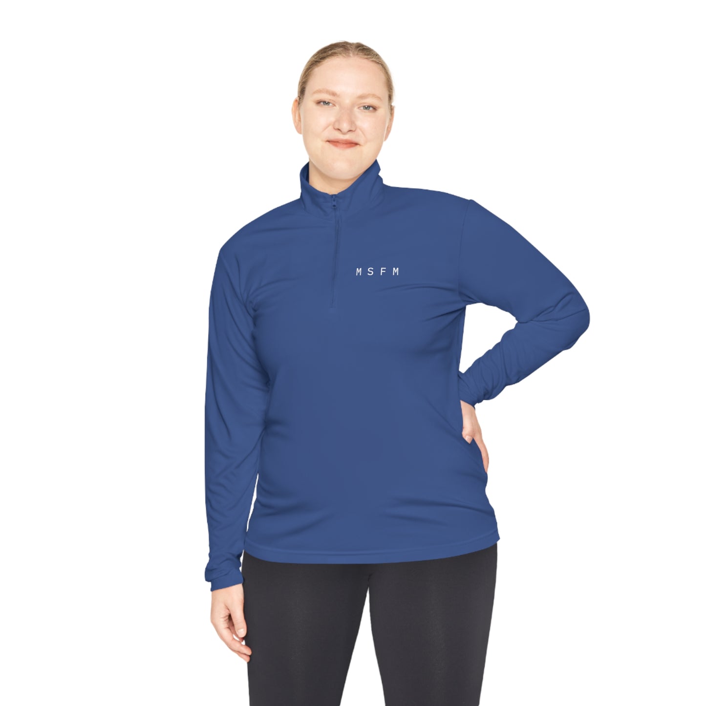 M S F M Athletic Quarter/Zip Pullover